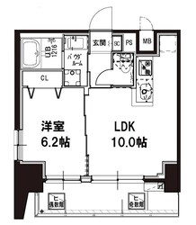 メゾンドアーク南大井の物件間取画像